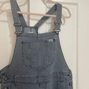 Lee Navy Pinstripe Overalls